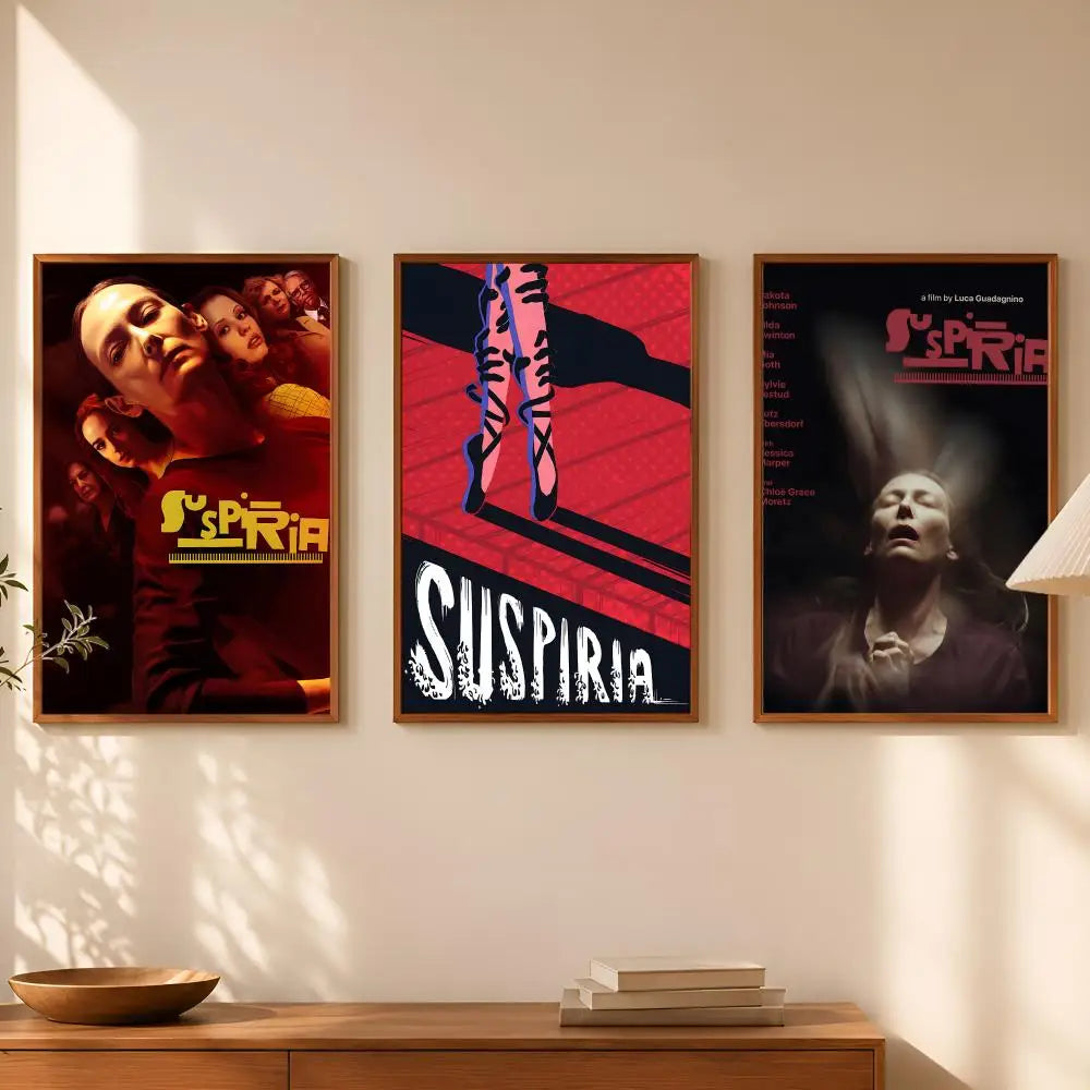 Suspiria Movie Poster – Self-Stick HD PVC Waterproof Wall Art Movie Wall Poster Axl