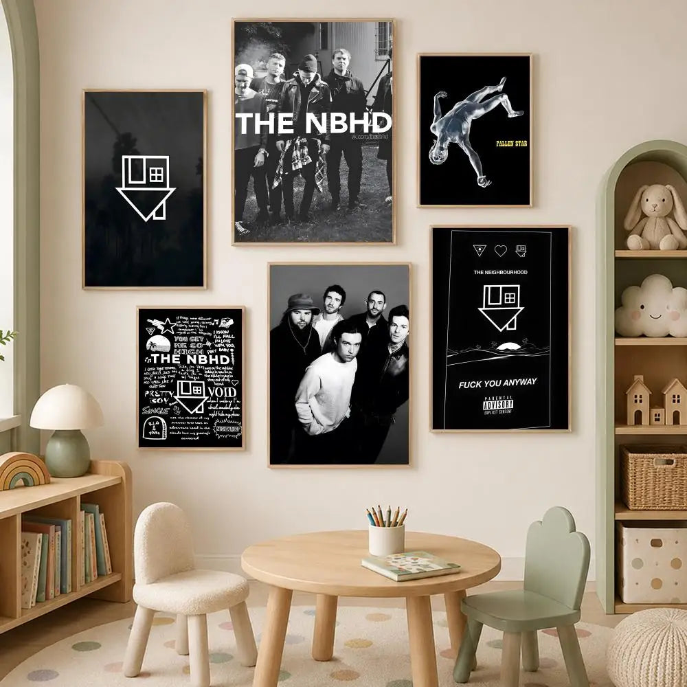 The Neighbourhood Poster – Self-Stick HD PVC Wall Art Decor Wall Art Poster Axl