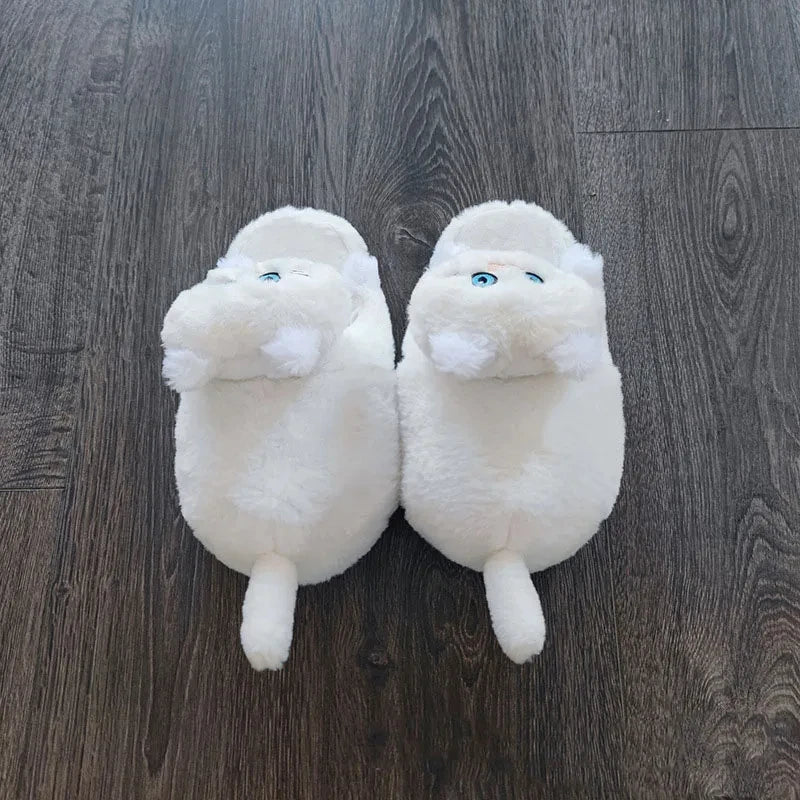 Women's Fluffy Fur Slippers – Warm Cosy Indoor House Shoes Fluffy House Slippers Axl