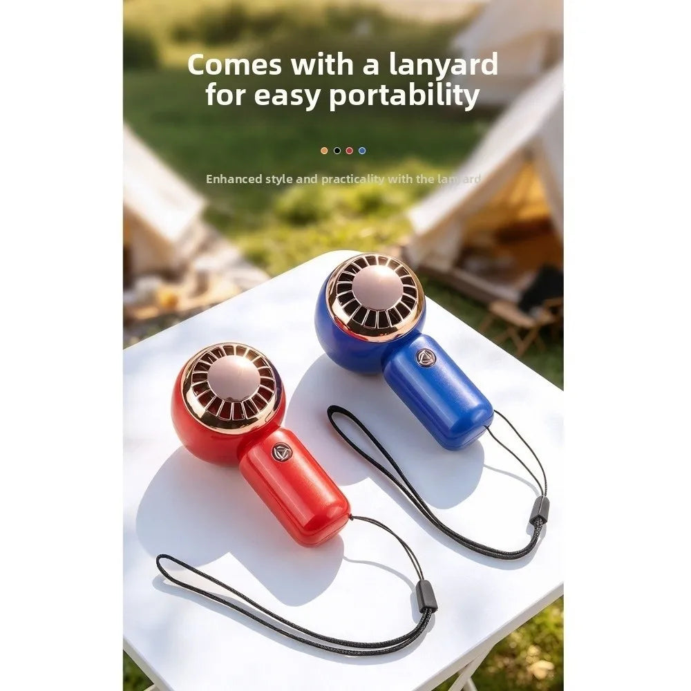 Mini Portable Handheld Fan – 3-Speed USB Rechargeable Pocket Fan Portable Personal Fan Axl