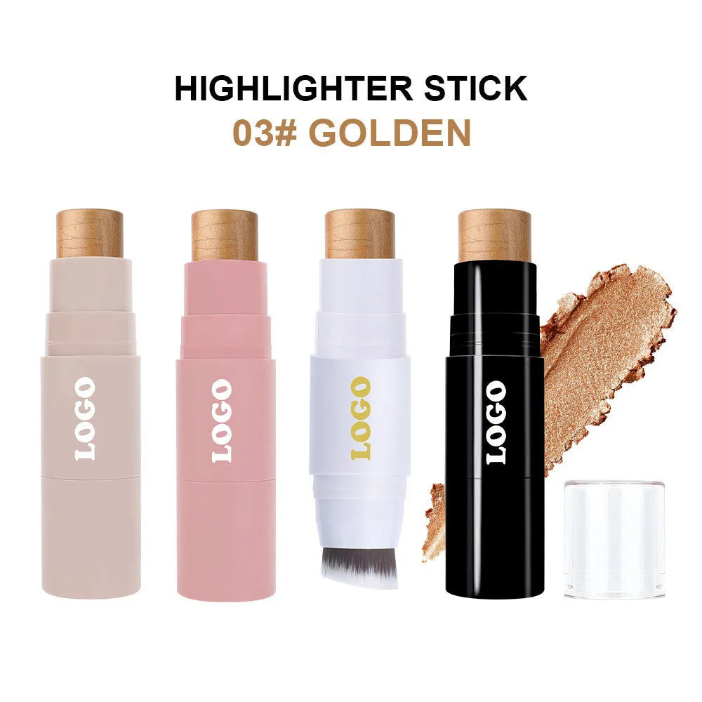 Double-Sided Blush Stick with Brush – Brightening Blusher Blush Stick Axl