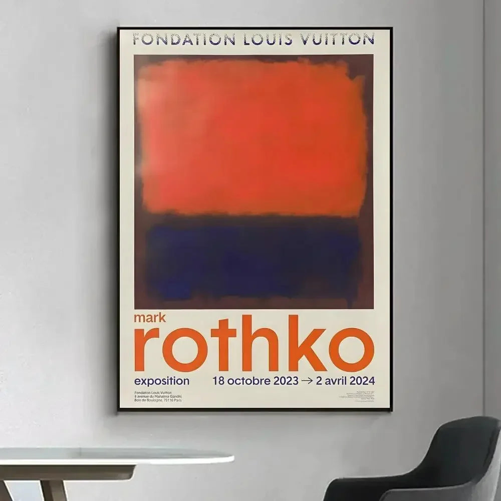 Mark Rothko Art Poster – HD Waterproof Wall Decor Print Art Wall Poster Axl