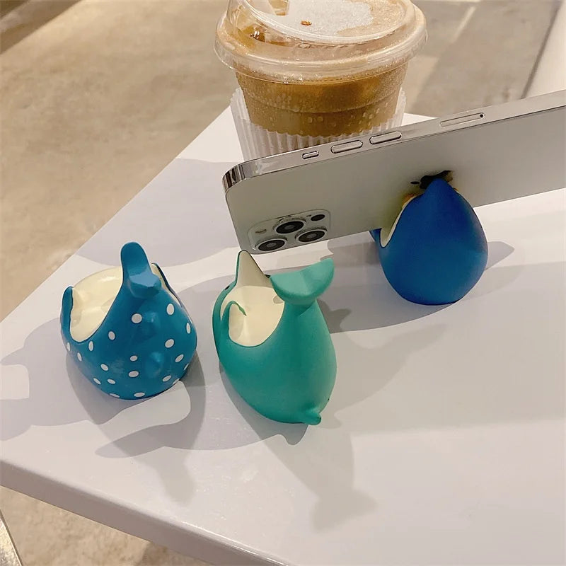 Cute 3D Dolphin Phone Holder – Desktop Lazy Clip Stand Phone Clip Stand Axl