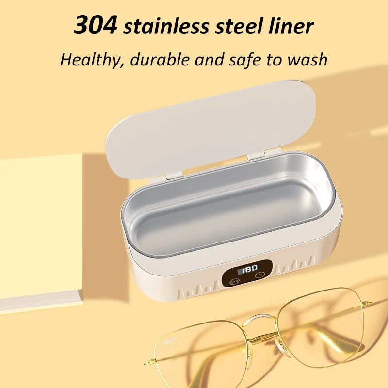 BALASHOV Ultrasonic Cleaner for Glasses & Jewelry – 400ml Ultrasonic Cleaner Axl