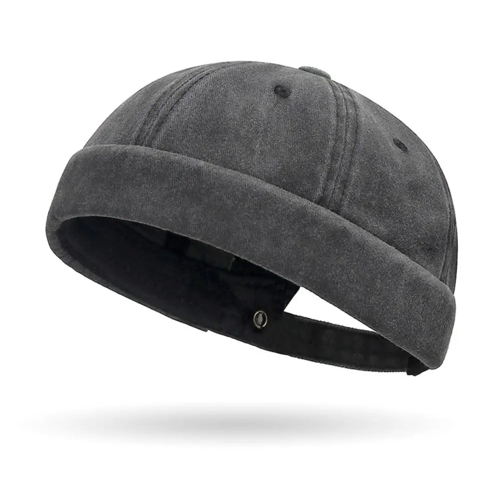 Unisex Knit Beanie Hat – Cuff Docker Skullcap Men & Women Knit Beanie Hat Axl black