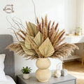 Dried Palm Leaf Bouquet – Wedding & Home Décor Flowers Dried Flower Bouquet Axl B