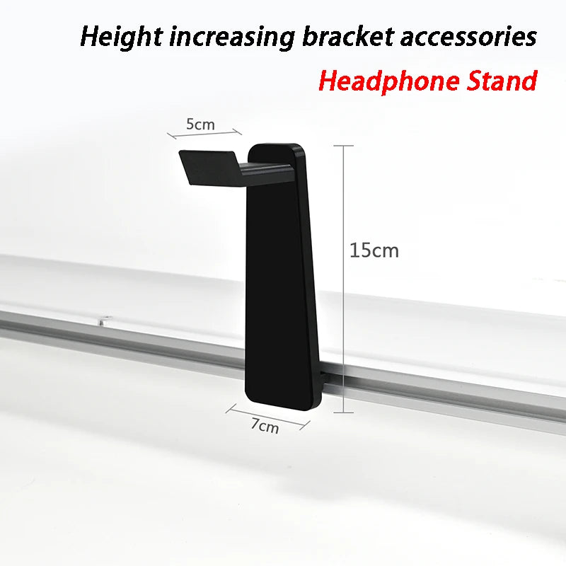 Modular Monitor Stand Height Riser & Desktop Bracket Expansion Monitor Stand Riser Axl Headphone Stand
