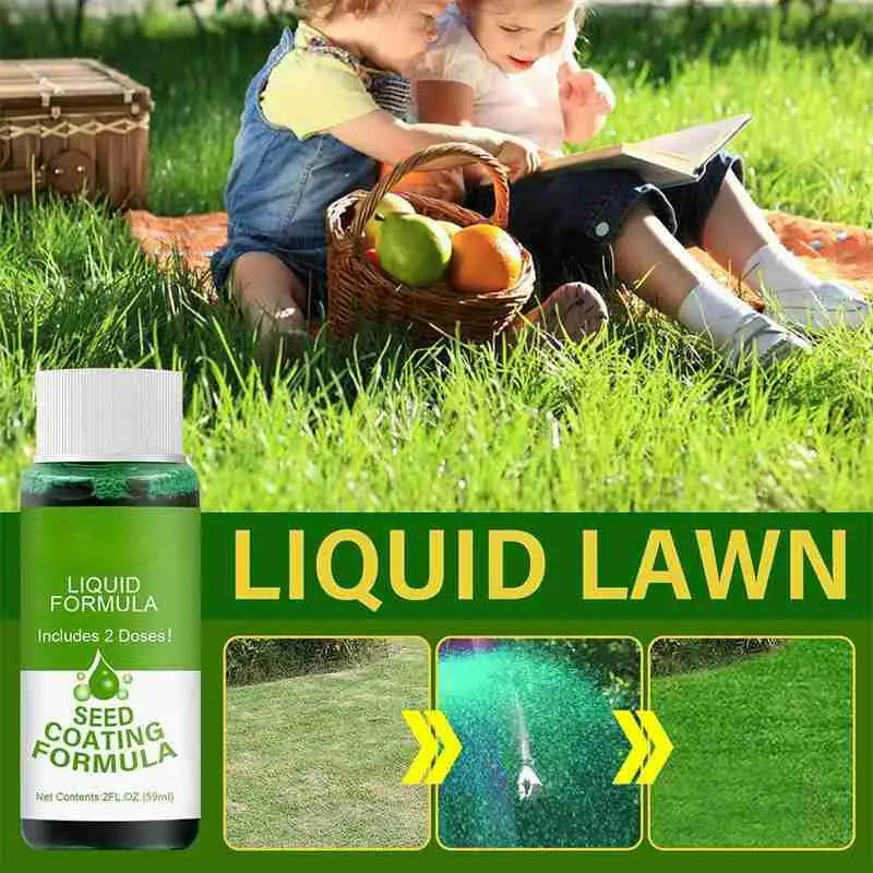 Hydro Mousse Liquid Lawn Seed Spray – Turf Growth Booster 59ml Liquid Lawn Spray Axl