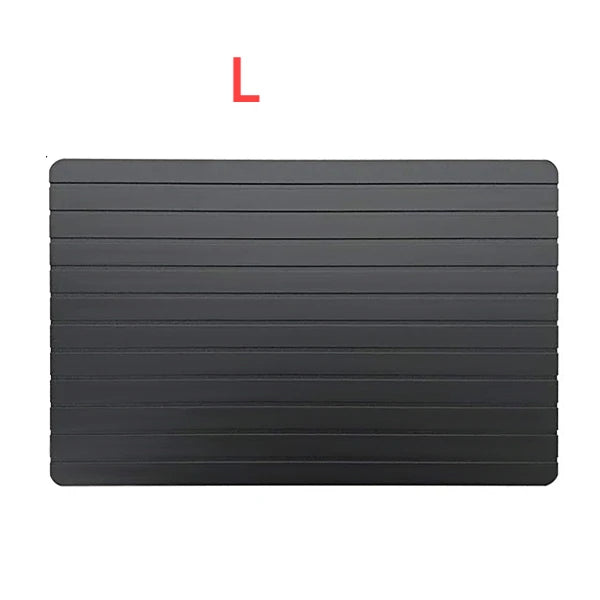 Large Aluminum Defrosting Tray – Fast Thawing Plate for Meat Defrosting Tray Axl L