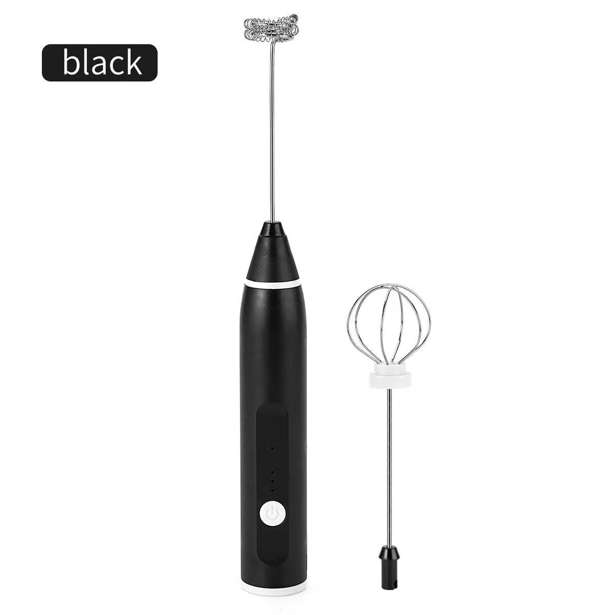 Mini Handheld Milk Frother Wand – USB Rechargeable Mixer Milk Frother Wand Axl Black