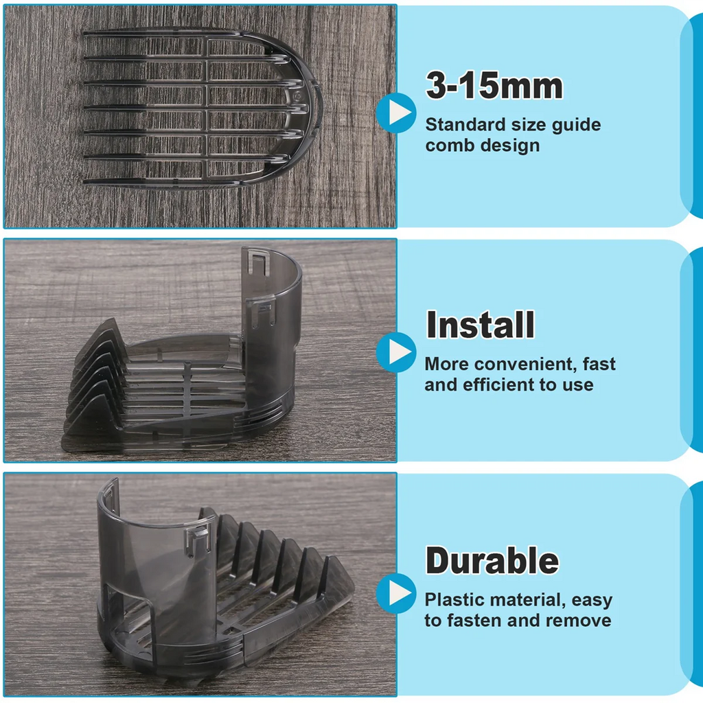 3–15mm Replacement Comb for Philips QC5510–QC5580 Trimmer Trimmer Replacement Comb Axl Default Title