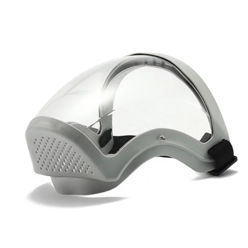 Full Face Shield Anti-Fog Anti-Splash PC Protective Visor Protective Face Shield Axl Gray