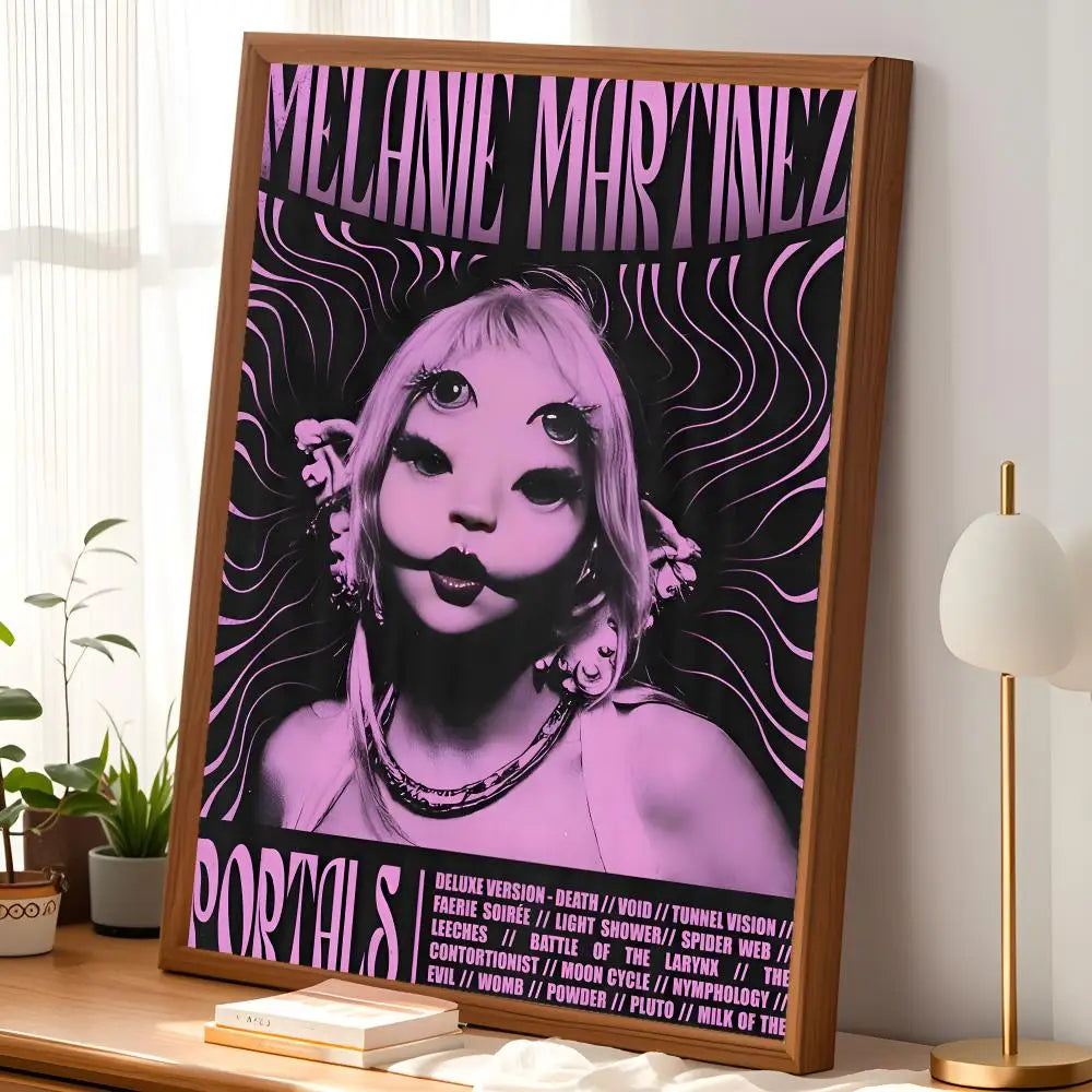 Melanie Martinez HD PVC Wall Poster – Self-Stick Waterproof Decor Wall Art Poster Axl