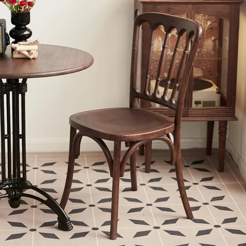 Solid Wood Nordic Dining Armchair – Modern Retro Kitchen Chair Dining Armchair Axl