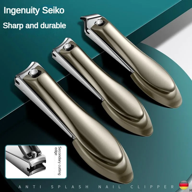 Stainless Steel Anti-Splash Nail Clipper – Fingernail & Toenail Trimmer Nail Clipper Axl