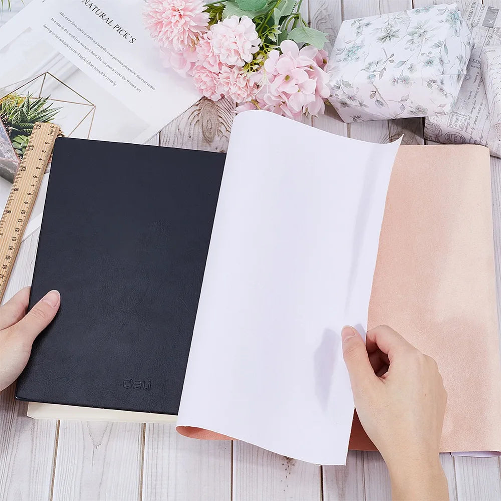 Light Salmon Book Binding Cloth 51x11.8" Imitation Leather Book Binding Cloth Axl