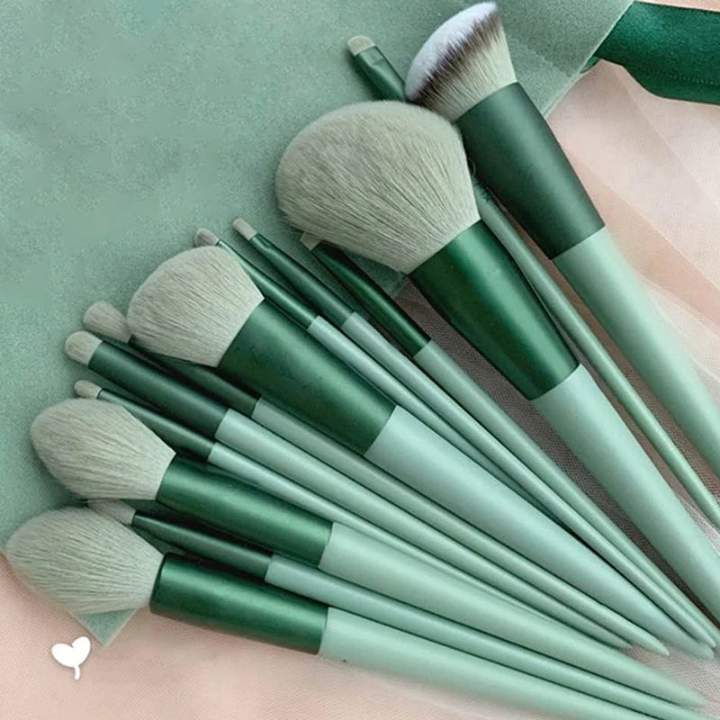 8/13 PCS Makeup Brush Set – Foundation, Powder & Eyeshadow Makeup Brush Set Axl