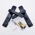 Keyless Bathroom Door Lock – Single Tongue Thickened Handle Door Handle Lock Axl 40 Locking tab