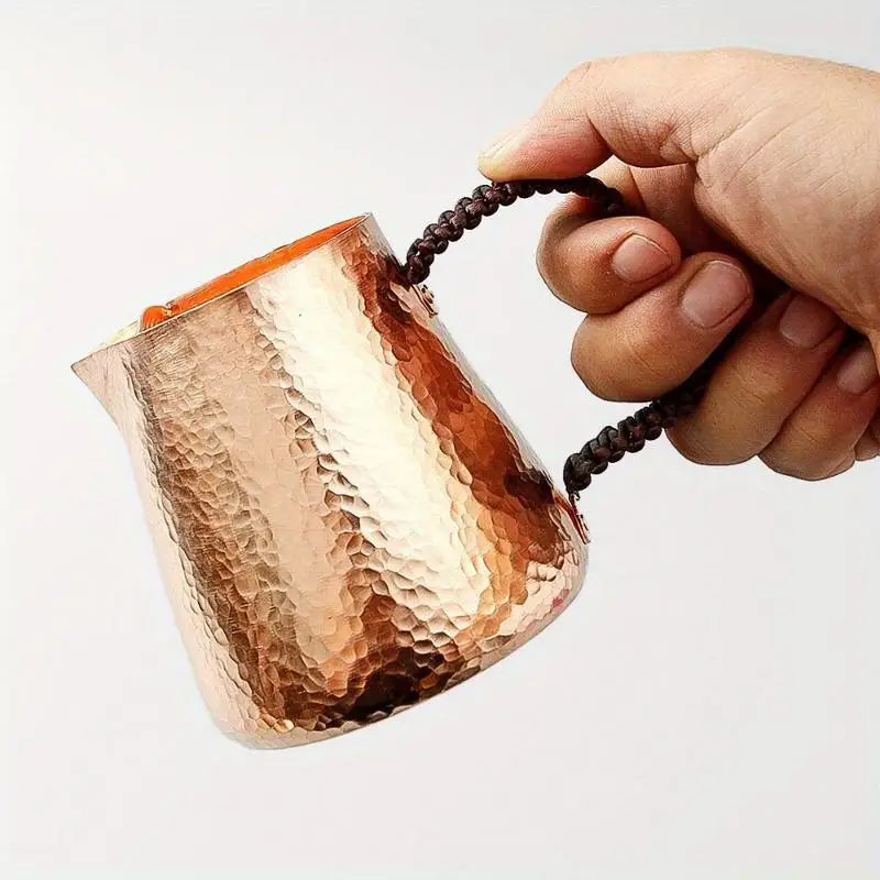 Red Copper Handmade Teapot | Chinese Kung Fu Tea Ceremony Kettle Copper Teapot Axl 1pc
