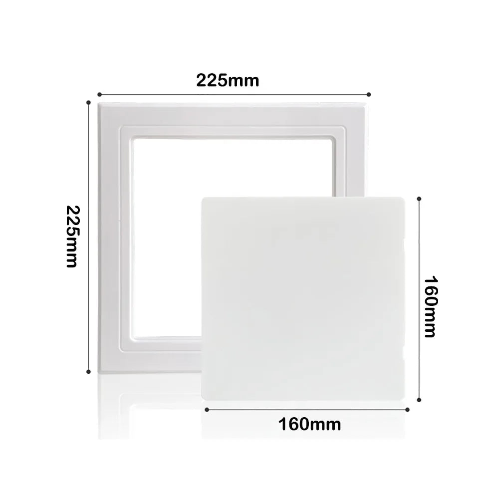 Self-Adhesive ABS Access Panel Hatch Cover – Wall & Ceiling Access Panel Hatch Axl 160mmX160mm