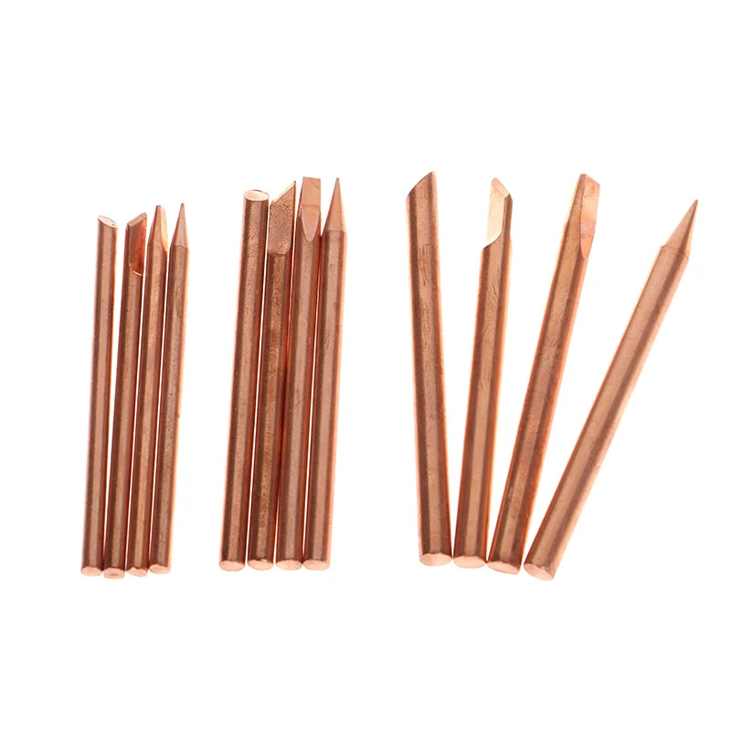 4-Pack Copper Solder Iron Tips B C D K – 30W 40W 60W Solder Iron Tips Axl