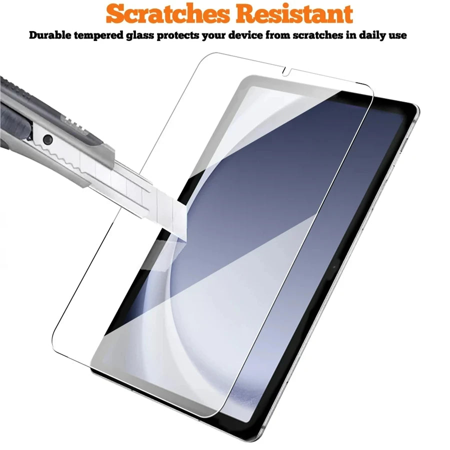 2-Pack Tempered Glass Screen Protector – Samsung Galaxy Tab S9 FE & S8 Tablet Screen Protector Axl