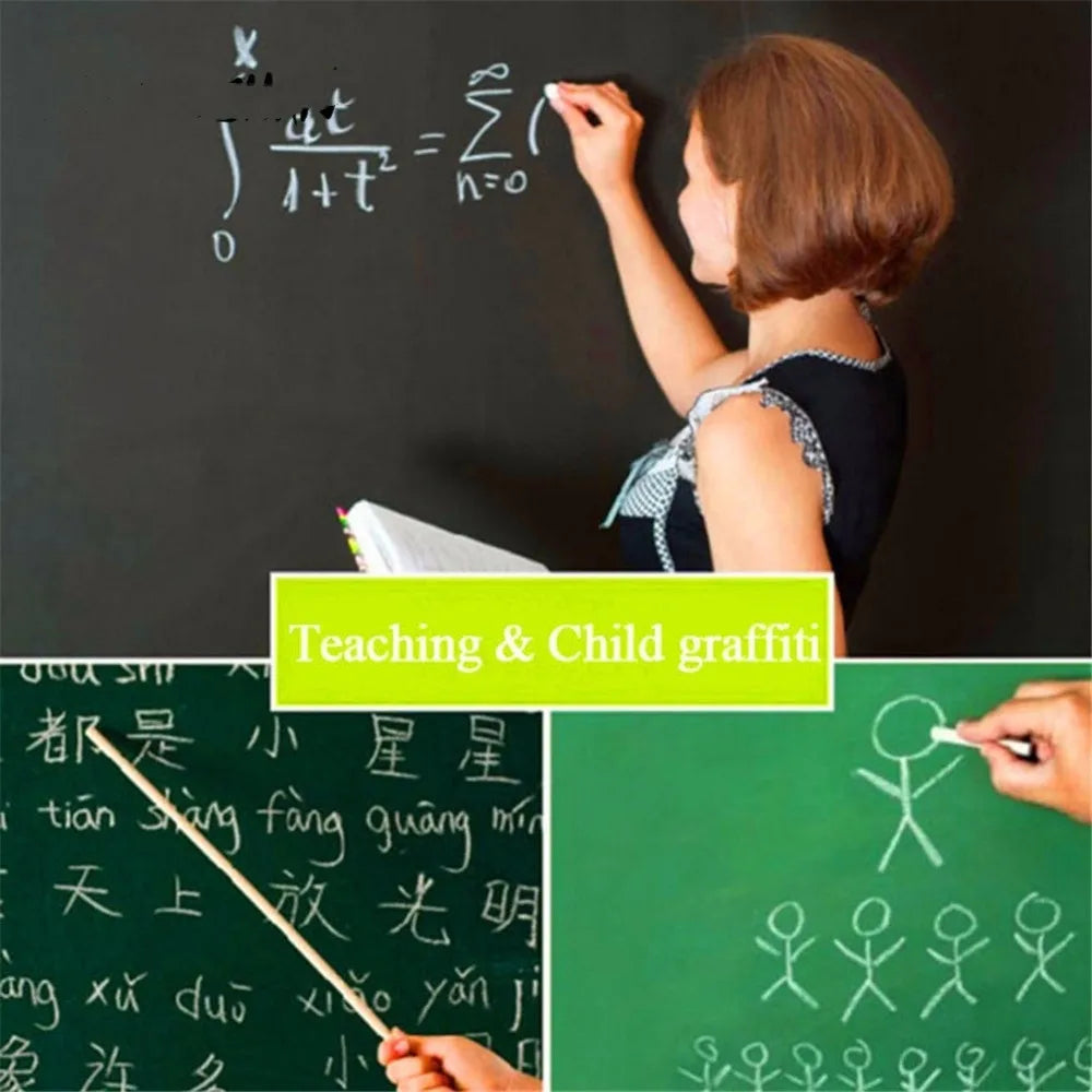 Removable Chalkboard Wall Sticker 45x100cm – Kids Learning Decal Chalkboard Wall Decal Axl