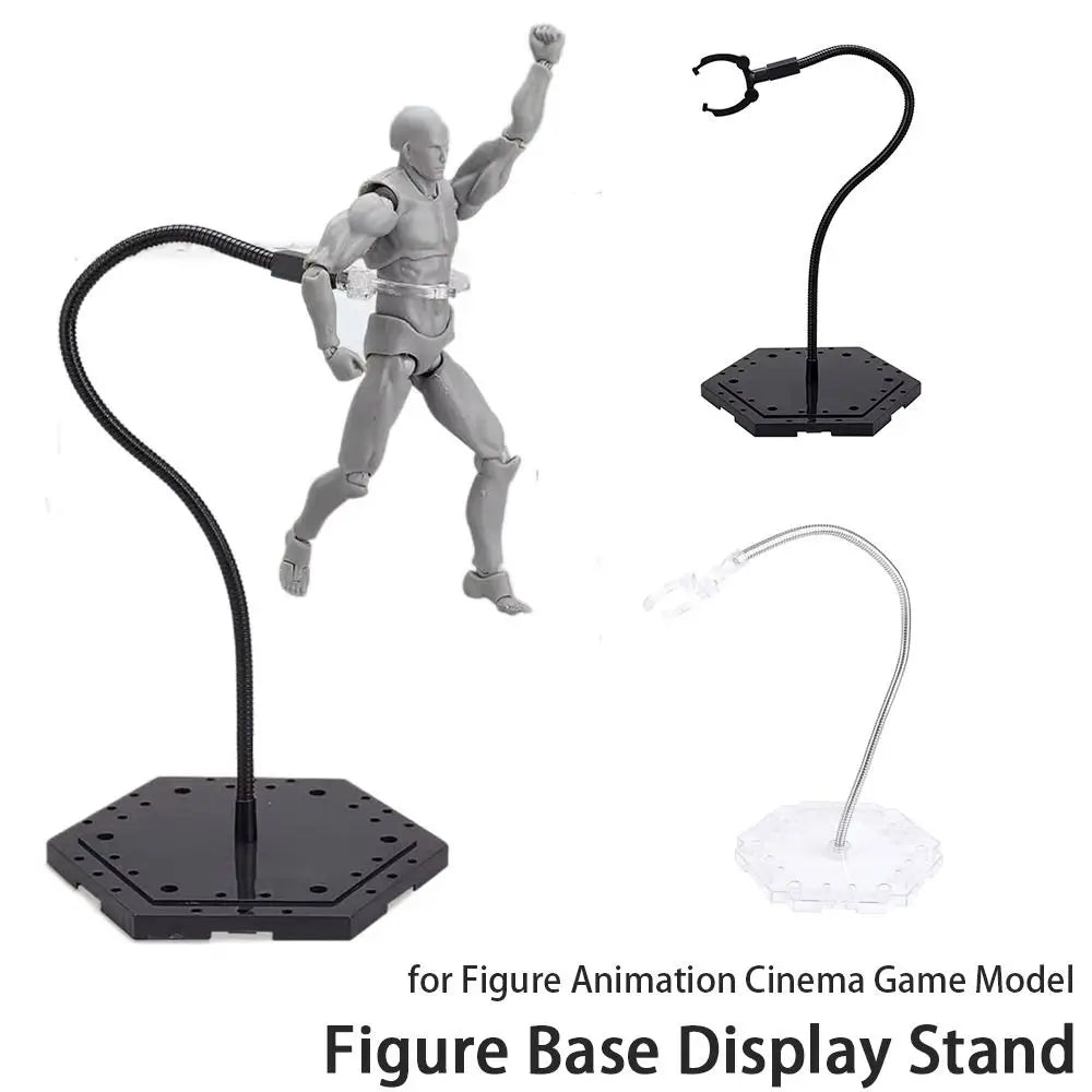 29cm Action Figure Display Stand – Adjustable Snake Tube Bracket Figure Display Stand Axl
