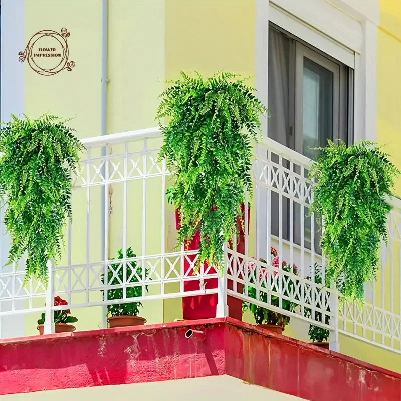 Artificial Hanging Fern Vine Garland | Fake Greenery Décor Artificial Vine Garland Axl