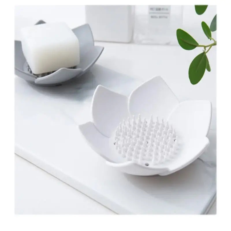 Silicone Lotus Soap Dish – Non-Slip, Easy-Clean Soap Tray Soap Dish Axl