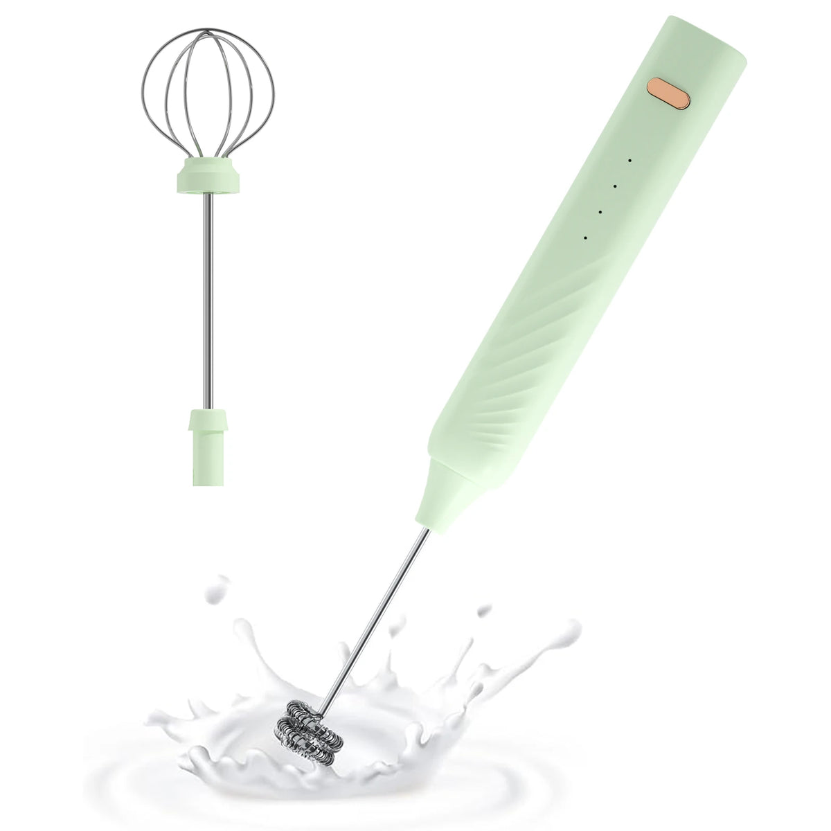 ONEKA Mini Rechargeable Milk Frother Wand | Coffee Latte Mixer Handheld Milk Frother Axl