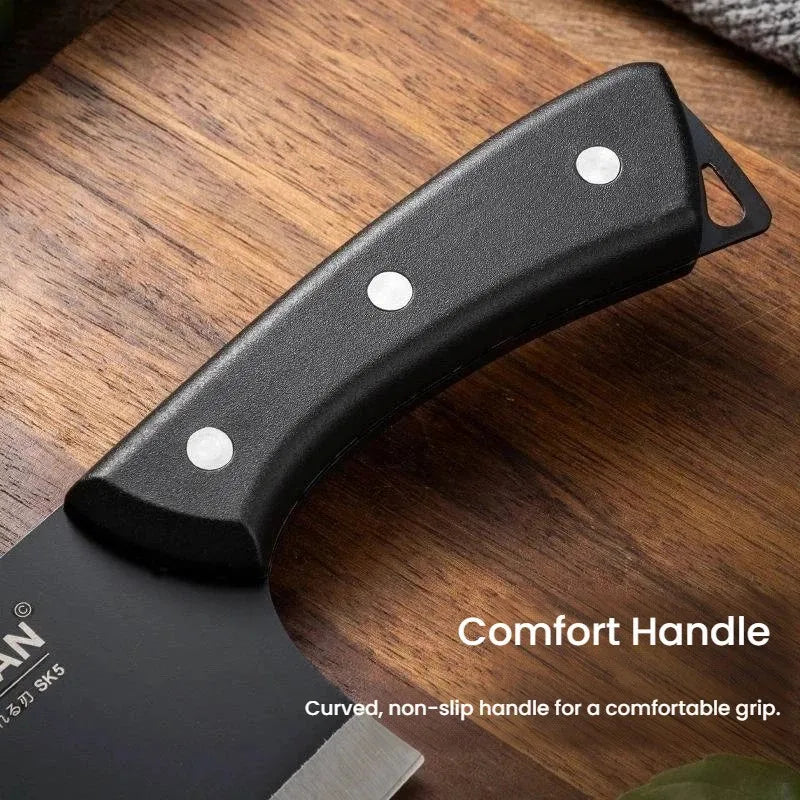 2-Pc 3Cr13 Stainless Steel Chinese Chef & Cleaver Knife Set Kitchen Knife Set Axl