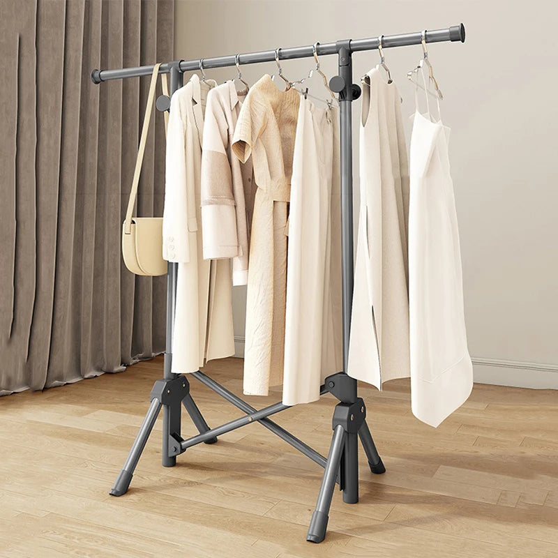 Folding Clothes Drying Rack – Portable Balcony Laundry Stand Clothes Drying Rack Axl