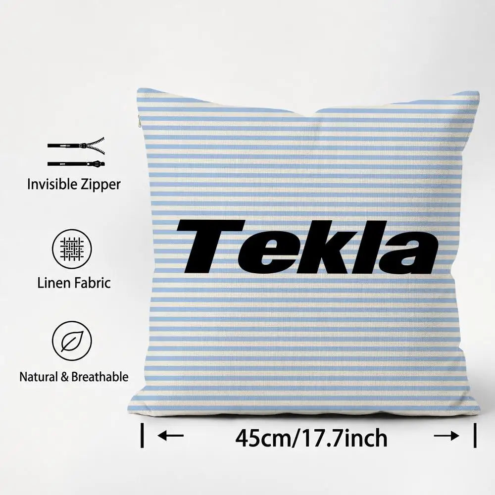 Natural Linen Cushion Cover – Breathable Sofa & Bedroom Pillowcase Linen Cushion Cover Axl