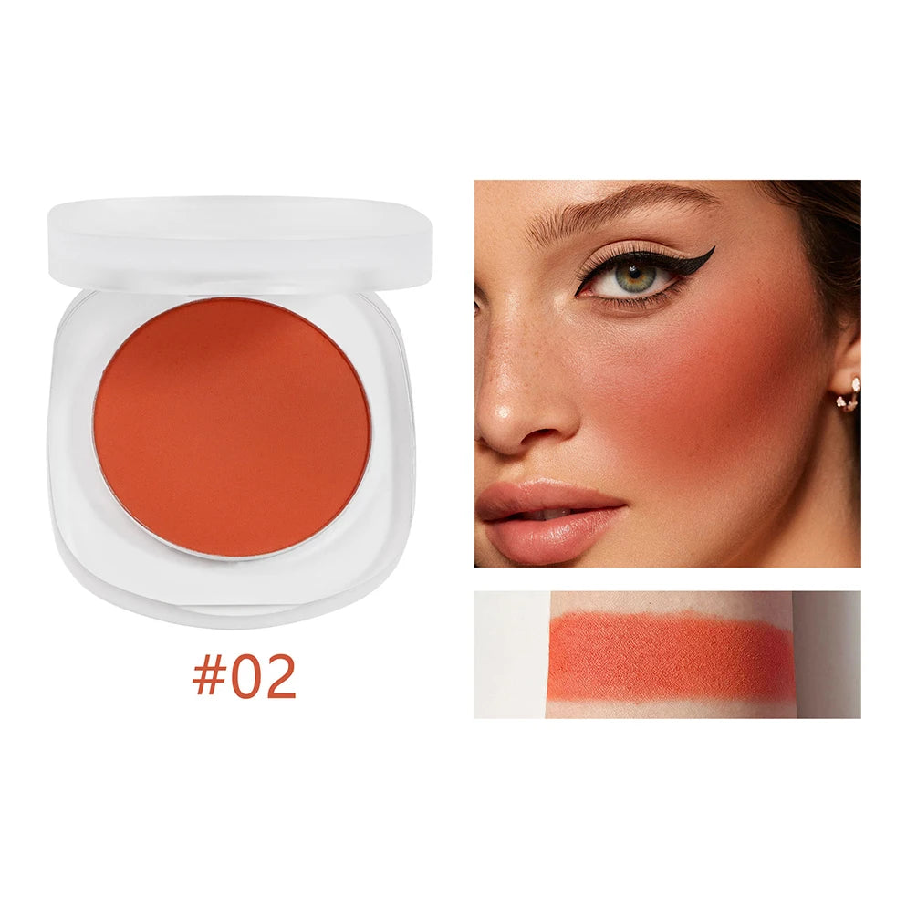 Matte Vegan Blush Powder – Natural Nude Private Label Blusher Blush Powder Axl 02 10pcs with logo