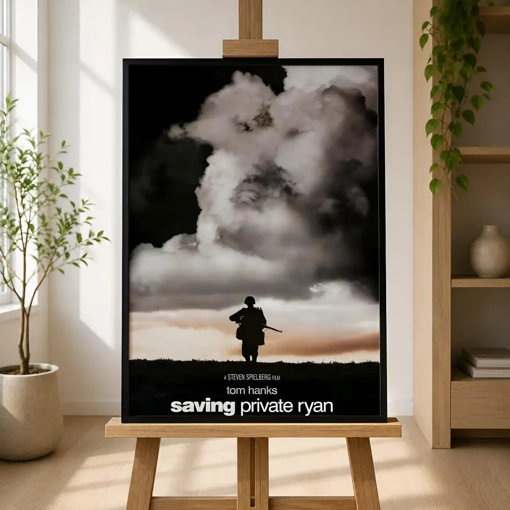 Saving Private Ryan Movie Poster – HD Waterproof Peel & Stick Movie Wall Poster Axl