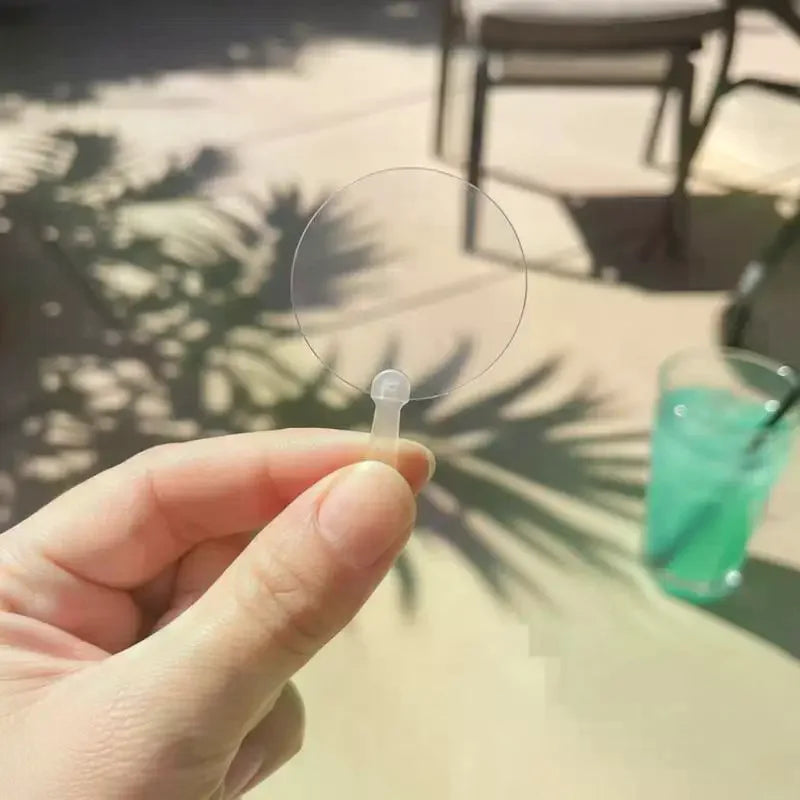 50 Mini Blank Transparent Fans – DIY Art & Party Favours DIY Craft Fans Axl