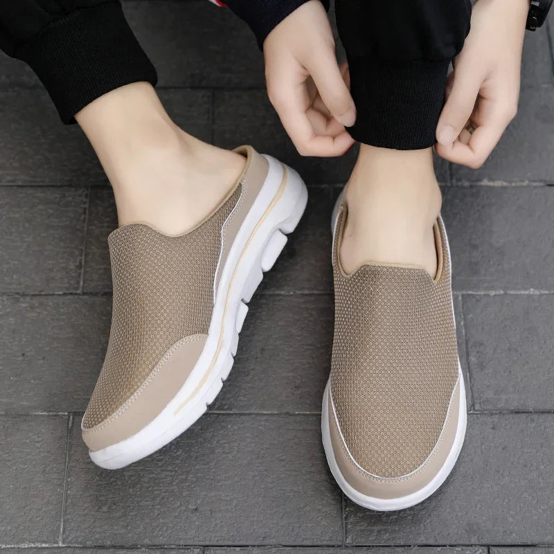 Men's Breathable Summer Slides – Thick EVA Sole, Sizes 39–48 Men's Slide Slippers Axl