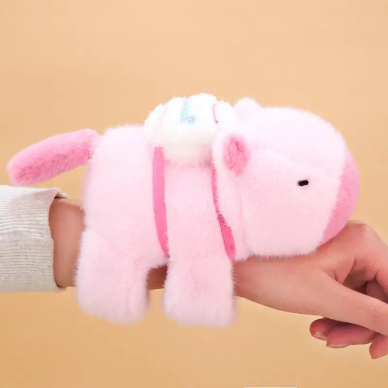 Capybara Plush Car Arm Band – Cute Interior Decor Accessory Car Plush Decor Axl Pink