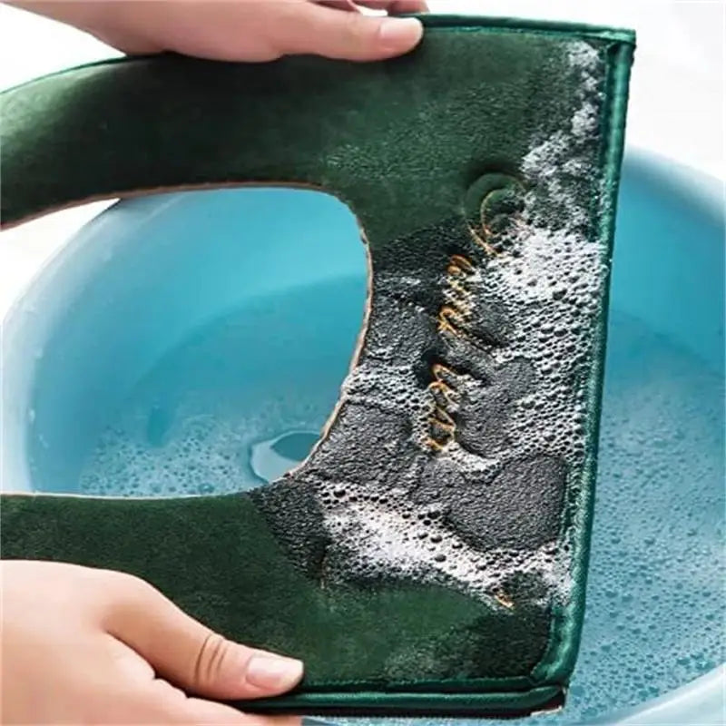 Universal Velvet Toilet Seat Cover – Washable, Zippered & Waterproof Toilet Seat Cover Axl
