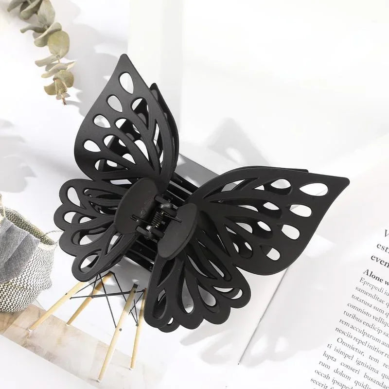 Large Hollow Butterfly Hair Claw Clip – Korean Fairy Style Hair Claw Clip Axl