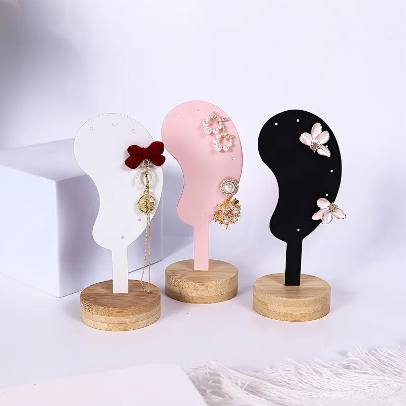 Ear-Shaped Iron Earring Display Stand | Jewelry Organizer Earring Display Stand Axl