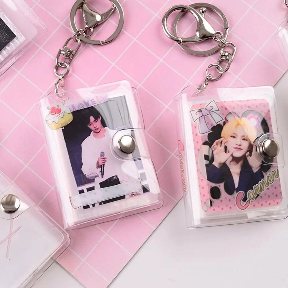 Mini Photo Album Keychain – Holds 20 Photos & Cards Photo Album Keychain Axl