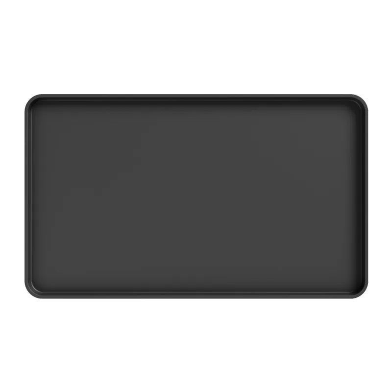Silicone Heat Resistant Mat – Countertop Protector & Pot Holder Silicone Kitchen Mat Axl black L Rectangular