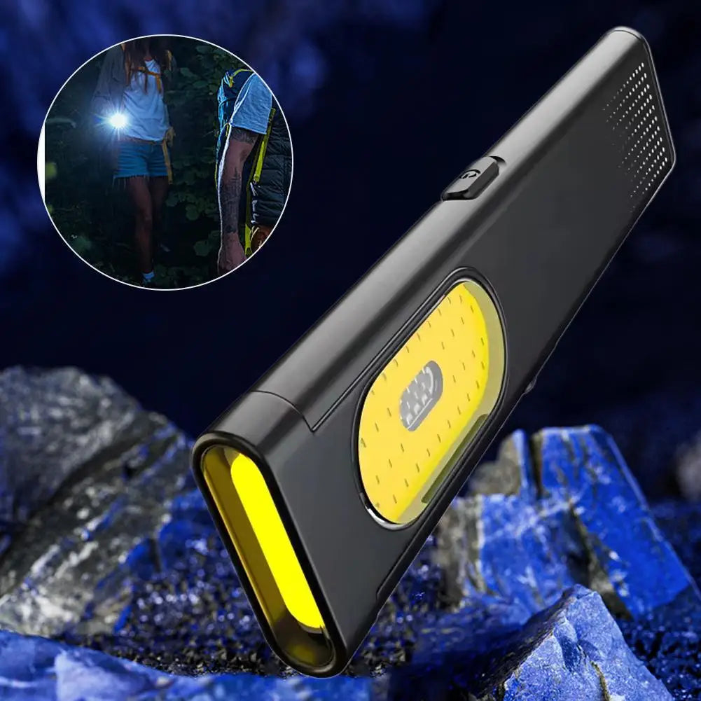 USB-C Rechargeable LED Keychain Flashlight – Magnetic Mini Torch LED Keychain Flashlight Axl