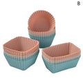 12-Pack Silicone Cupcake Molds & Bento Lunch Box Dividers Silicone Baking Molds Axl B