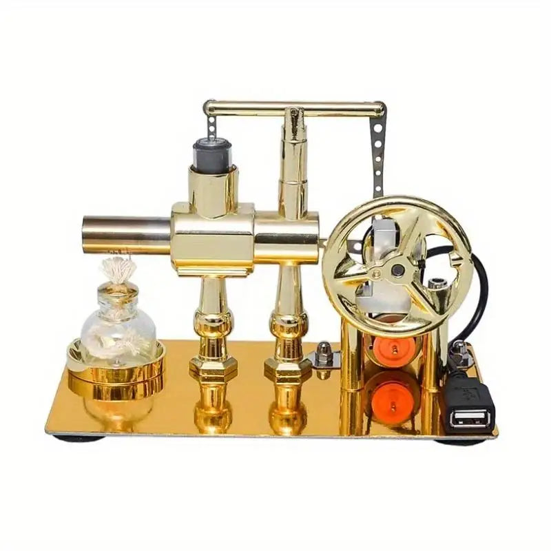 Single Cylinder Stirling Engine Generator – STEM Physics Model Stirling Engine Model Axl