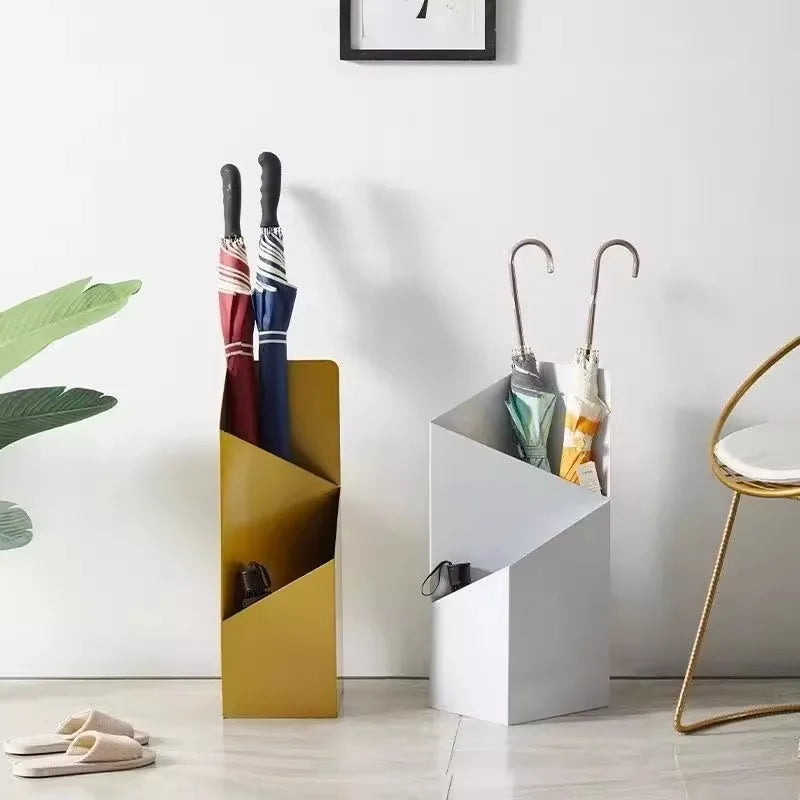 Modern Iron Umbrella Stand – Decorative Entryway Holder Umbrella Stand Axl