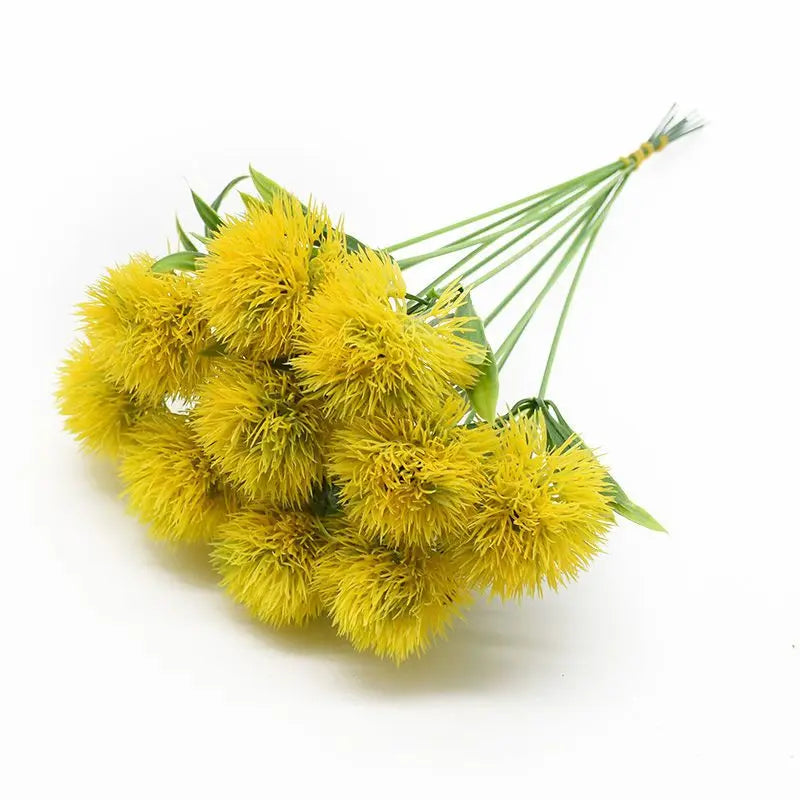 Artificial Dandelion Flowers 5/10Pcs – UV Protected Decor Artificial Flowers Axl color 2 10pcs