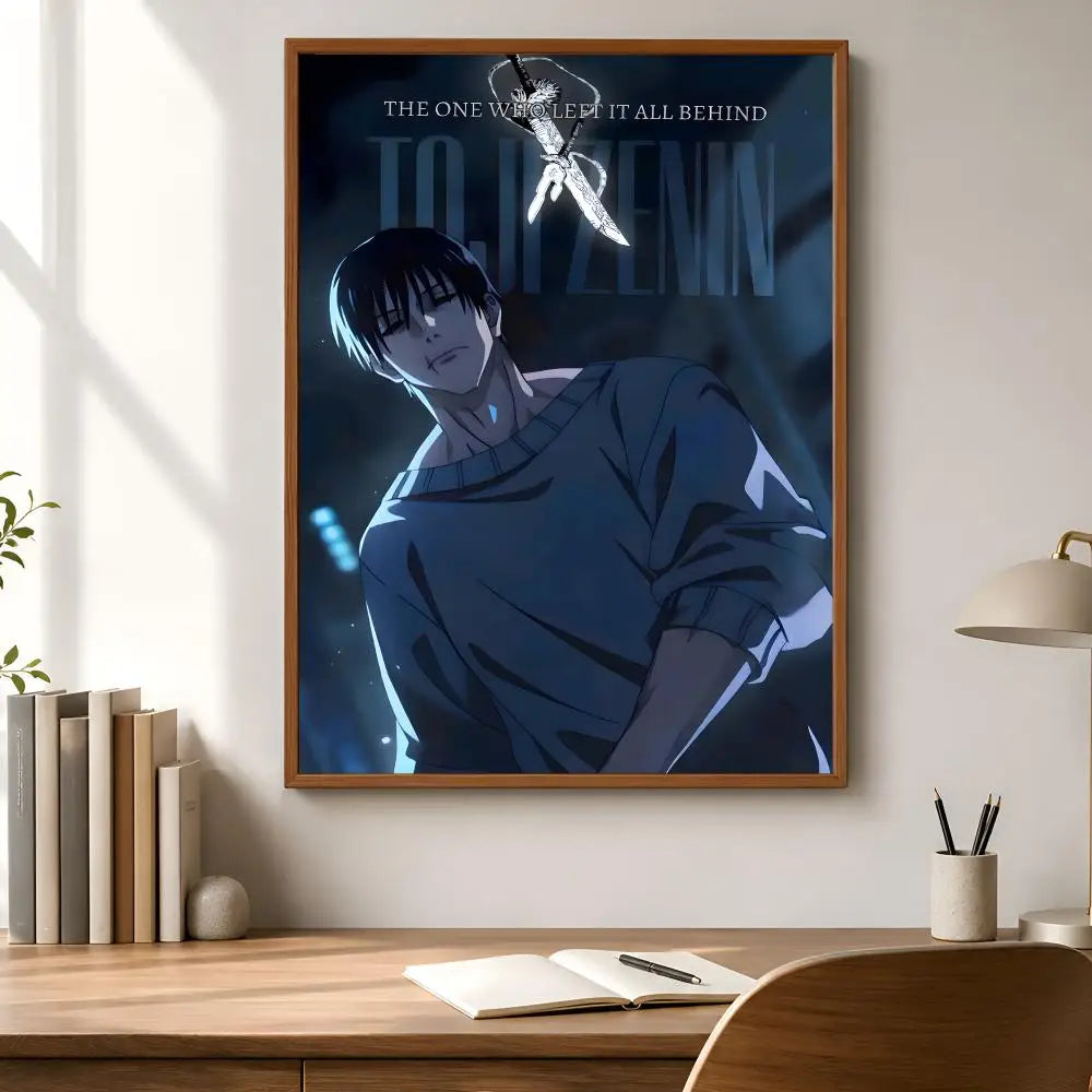 Fushiguro Toji Anime Wall Poster – Self-Adhesive HD Art Print Anime Wall Poster Axl